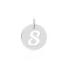 Pendentif Efiso Argent Blanc