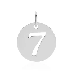 Pendentif Efiso Argent Blanc