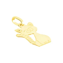 Pendentif Egee Chat Or Jaune