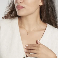 Pendentif Elbertina Or Jaune Perle De Culture