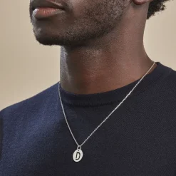 Pendentif Elio D Argent Blanc