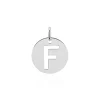 Pendentif Elio F Argent Blanc