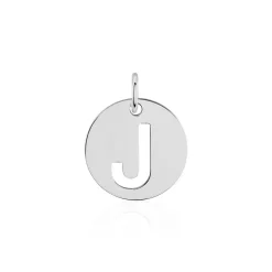Pendentif Elio J Argent Blanc