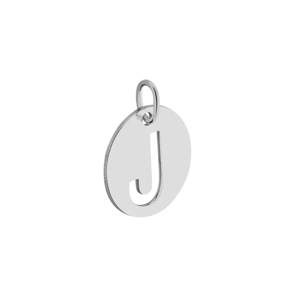 Pendentif Elio J Argent Blanc