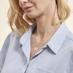 Pendentif Elio J Argent Blanc