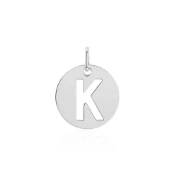 Pendentif Elio K Argent Blanc