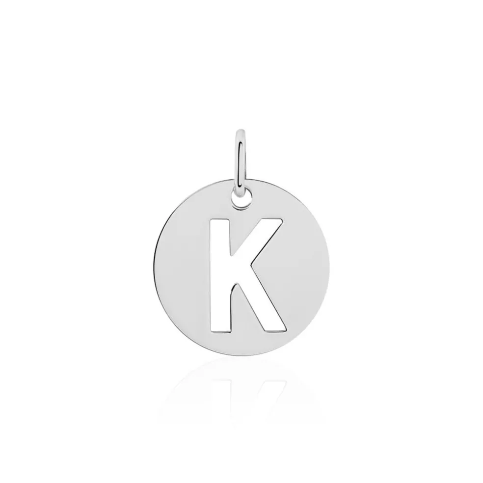 Pendentif Elio K Argent Blanc