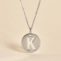 Pendentif Elio K Argent Blanc
