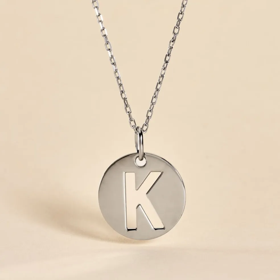 Pendentif Elio K Argent Blanc