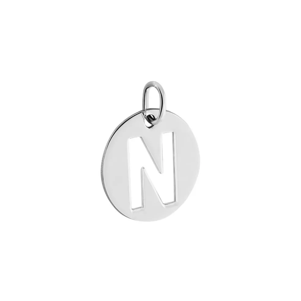 Pendentif Elio N Argent Blanc
