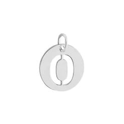 Pendentif Elio O Argent Blanc