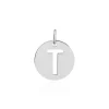 Pendentif Elio T Argent Blanc