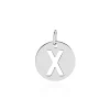 Pendentif Elio X Argent Blanc