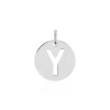 Pendentif Elio Y Argent Blanc