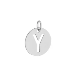 Pendentif Elio Y Argent Blanc