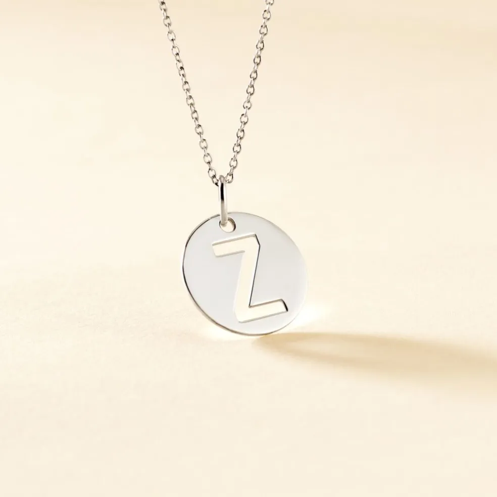 Pendentif Elio Z Argent Blanc