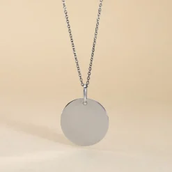 Pendentif Elisandre Argent Blanc