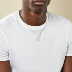 Pendentif Elisandre Argent Blanc