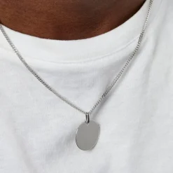 Pendentif Elisandre Argent Blanc