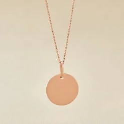 Pendentif Elisandre Argent Rose