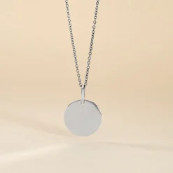 Pendentif Elisandre Argent Blanc