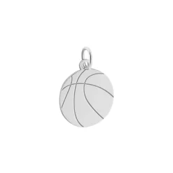 Pendentif Elyas Argent Blanc