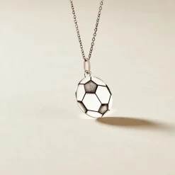 Pendentif Emil Argent Blanc