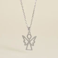 Pendentif Estrellita Ange Or Blanc