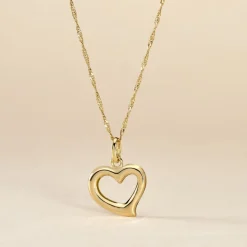 Pendentif Eudocie Coeur Bombe Or Jaune