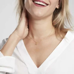 Pendentif Eudocie Coeur Lisse Or Jaune