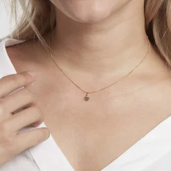 Pendentif Eudocie Coeur Lisse Or Jaune