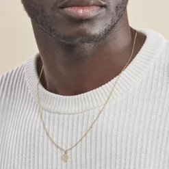 Pendentif Eudocie Coeur Lettre Or Jaune