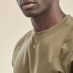 Pendentif Eudocie Coeur Lettre Or Jaune