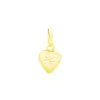 Pendentif Eudocie Coeur Mat Et Brillant Or Jaune