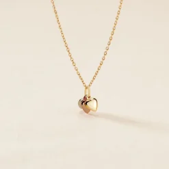 Pendentif Eudocie Triple Coeurs Or Tricolore