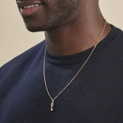 Pendentif Fatilia Clef Coeur Or Jaune