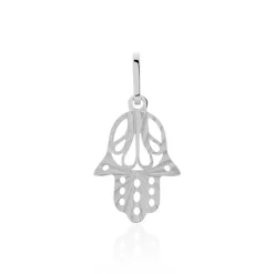 Pendentif Fatima Or Blanc