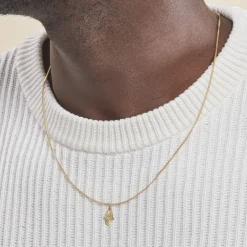 Pendentif Fatima Or Jaune