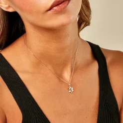 Pendentif Faye Or Jaune Oxyde De Zirconium