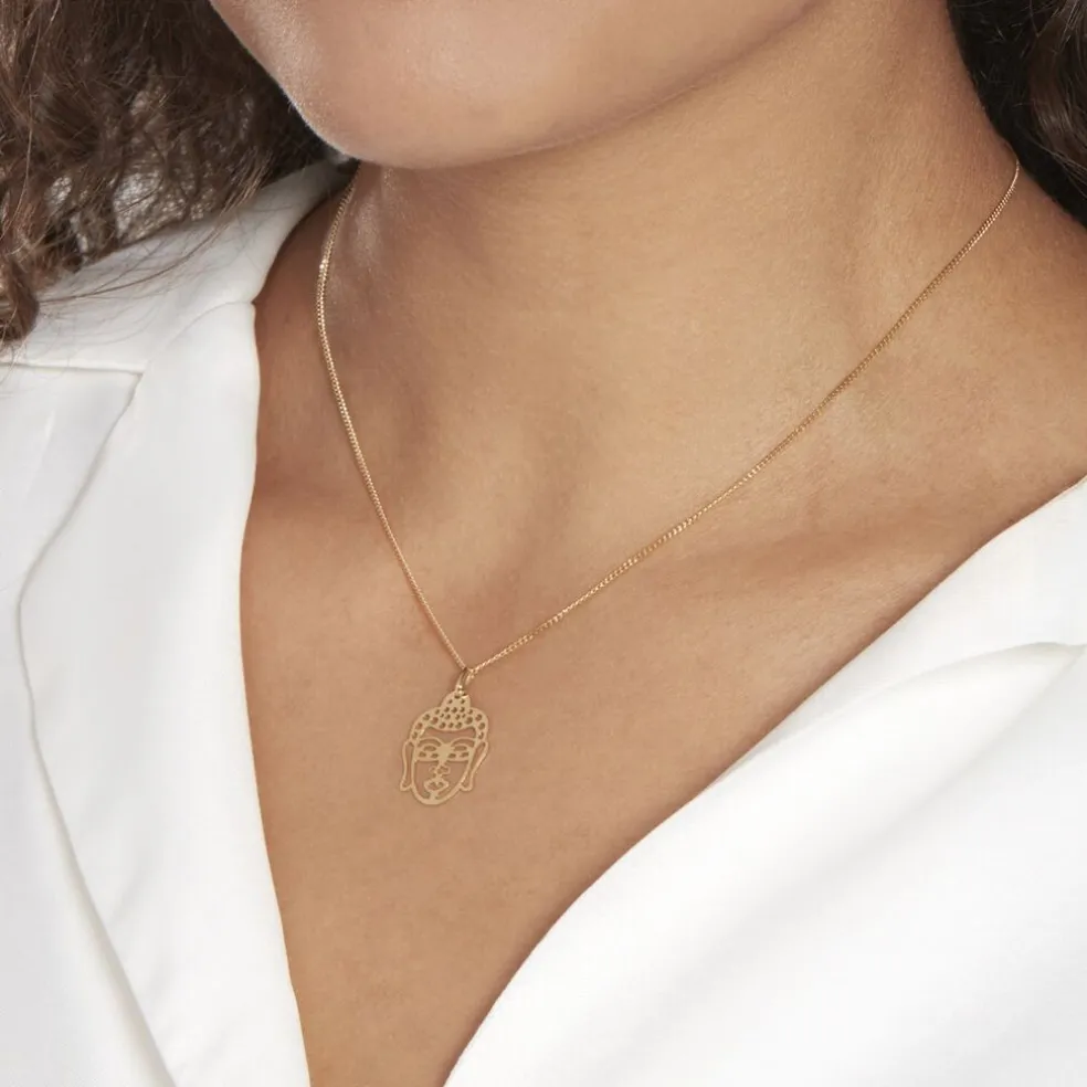 Pendentif Fazzia Bouddha Or Jaune