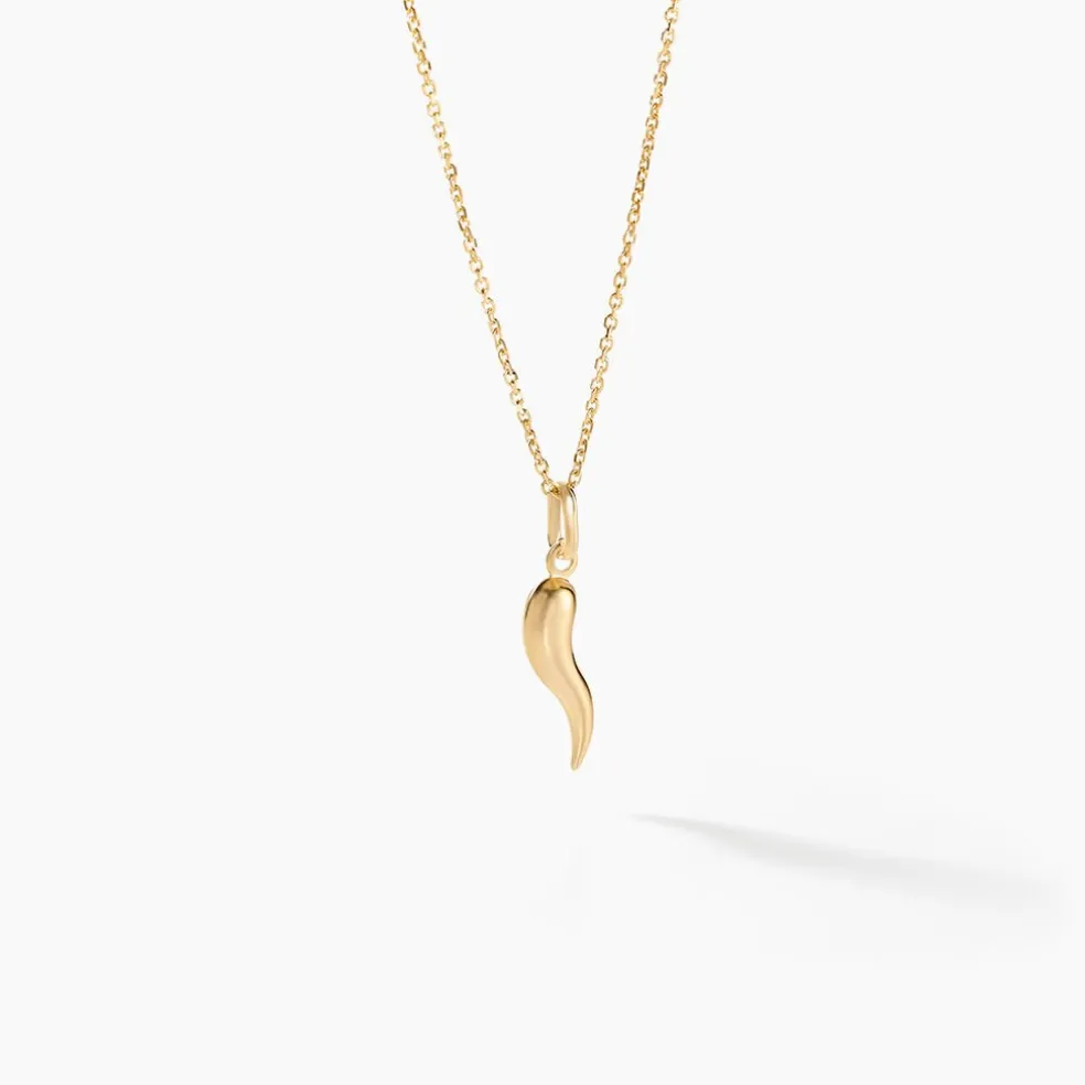 Pendentif Felicette Corne Abondance Or Jaune