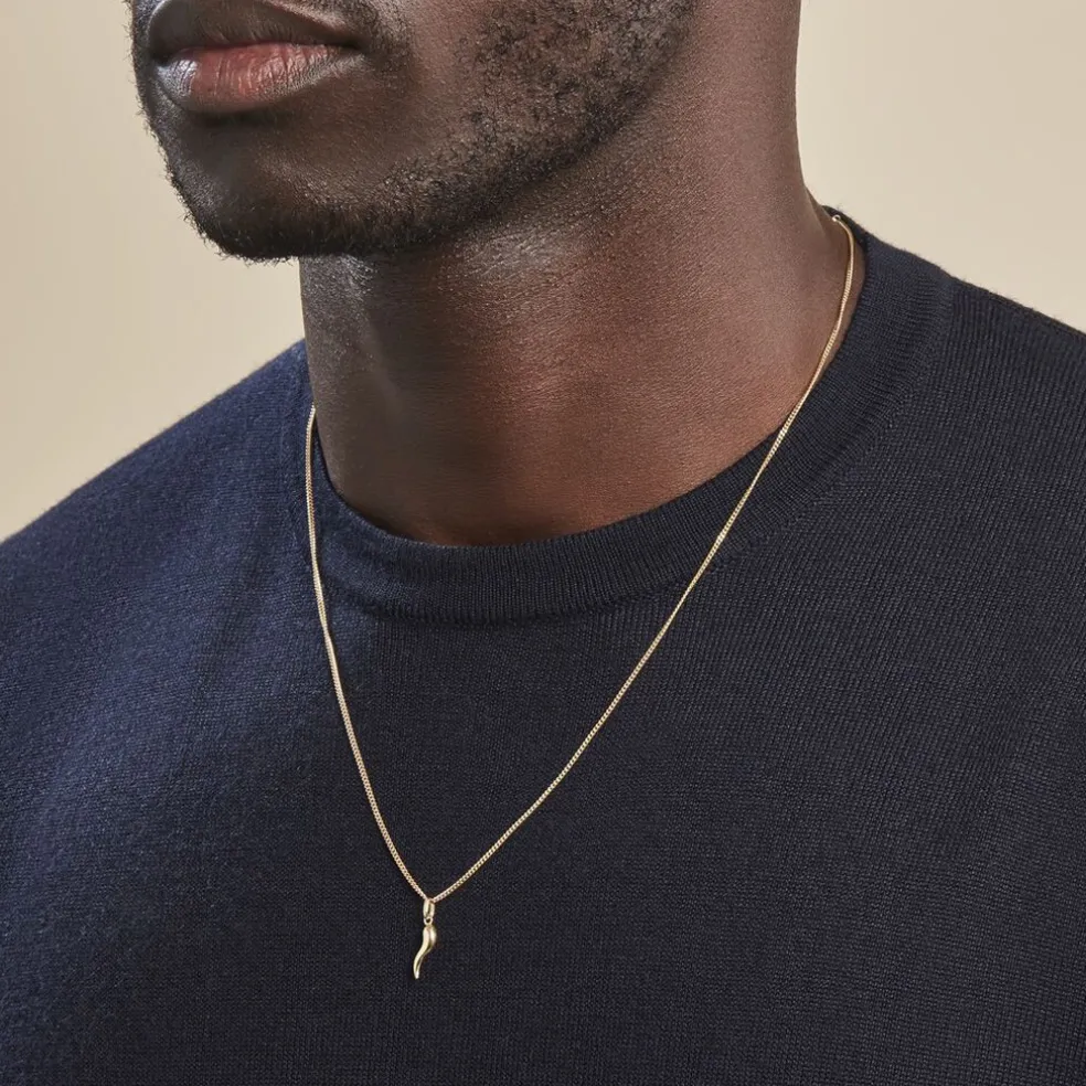 Pendentif Felicette Corne Abondance Or Jaune