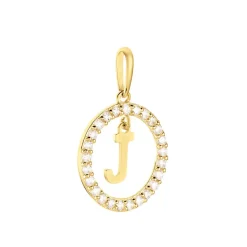 Pendentif Gabe Or Jaune Oxyde De Zirconium