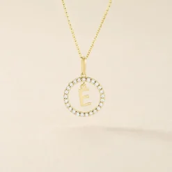 Pendentif Gabe Or Jaune Oxyde De Zirconium