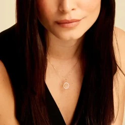 Pendentif Gabe Or Jaune Oxyde De Zirconium