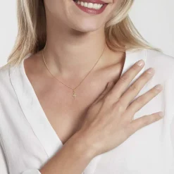 Pendentif Gabinia Danceuse Or Jaune