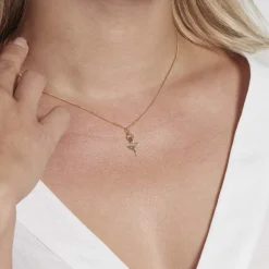 Pendentif Gabinia Danceuse Or Jaune