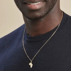 Pendentif Gaietana Afrique Or Jaune