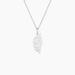 Pendentif Gaietana Corse Or Blanc