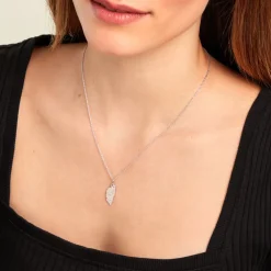 Pendentif Gaietana Corse Or Blanc